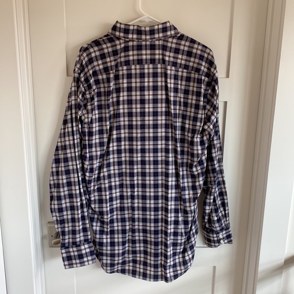 Thomas Dean Plaid Button Down Size Large - Picture 6 of 6